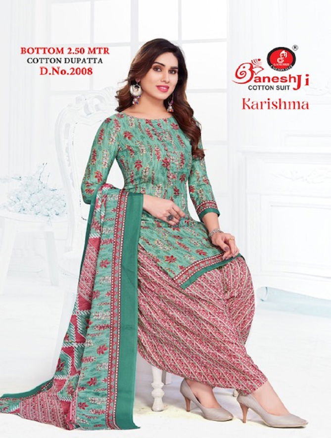 Ganeshji Karishma 2 Indo Cotton Printed Dress Material
